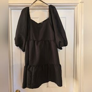 Levi's Black Baby Doll Dress with Elastic back
